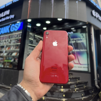 (1) İPhone XR 64GB Beyaz Pil%76