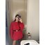 Kırmızı Pinterest Kazak