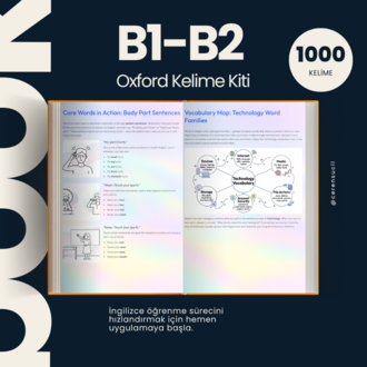B1 + B2 Oxford Kit: 4 Ayda 2000 Kelimeyle Akıcı Konuşmaya Başla