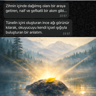 "Yeniden Başlat"  - Bir Eşikten Geçerken