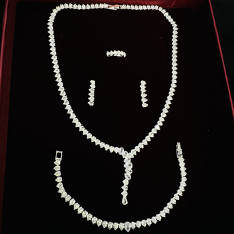 Yeni model Zirkon set kolye 