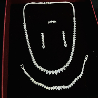 Zirkon set kolye 