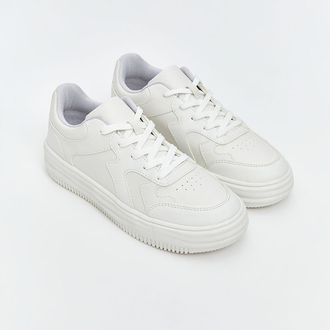 Beyaz Sneaker Spor Ayakkabı 