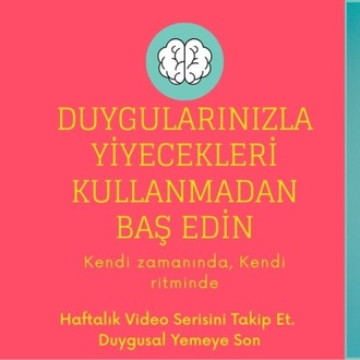 6 hafta Duygusal Beslenme Eğitimi (Video Kayıtlardan)