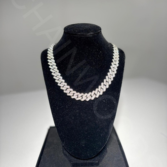 Çentikli Cuban Chain Kolye 14mm