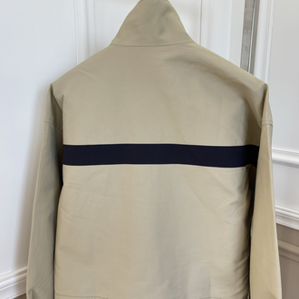 Saint Laurent Jacket In Cotton Mastic (S)