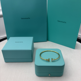 Tiffany T Gold Taşlı Bileklik