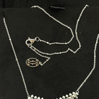 Cartier Clash Medium Silver Kolye Kutulu
