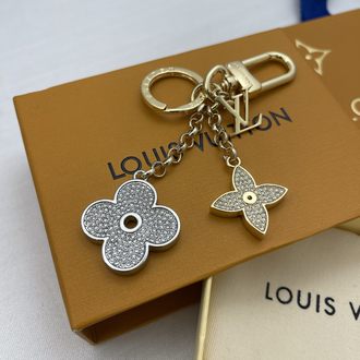 Louis Vuitton Blooming Flower Strass Anahtarlık