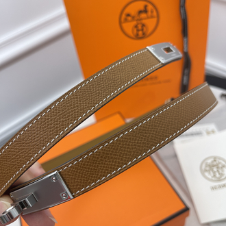 Hermes Kelly Belt Gold-Silver Kutulu