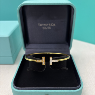 Tiffany T Gold Taşlı Bileklik