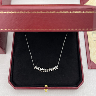 Cartier Clash Medium Silver Kolye Kutulu