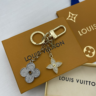 Louis Vuitton Blooming Flower Strass Anahtarlık
