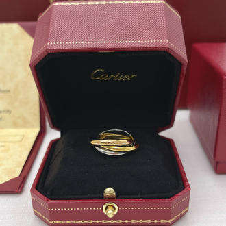 Cartier Trinity 3 Renk Yüzük Kutulu