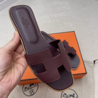 Hermes Oran Terlik Bordo Epson Deri