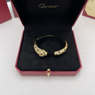Panthere Taşlı Gold Bilezik Kutulu