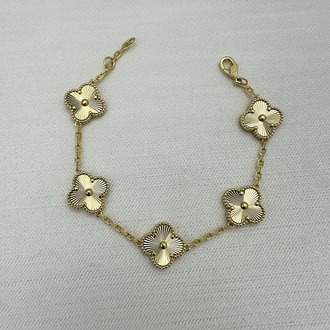 VCA Gold Motif Bileklik Kutulu