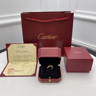 Cartier Trinity 3 Renk Yüzük Kutulu