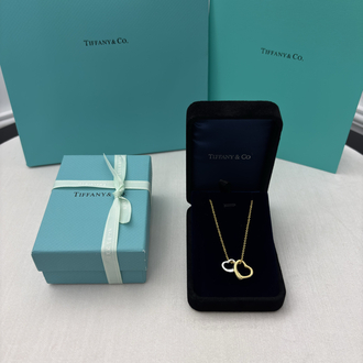 Tiffany Heart İkili Silver-Gold Kolye
