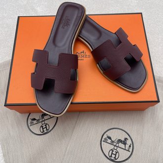 Hermes Oran Terlik Bordo Epson Deri