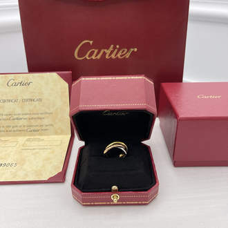Cartier Trinity 3 Renk Yüzük Kutulu