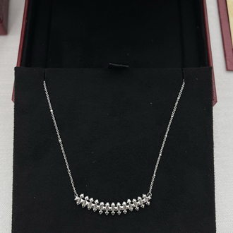 Cartier Clash Medium Silver Kolye Kutulu