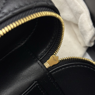 Siyah Kapitone Vanity Çanta YSL