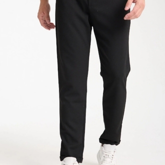 Erkek pantolon bel lastikli paça katmanlı Jogger stil