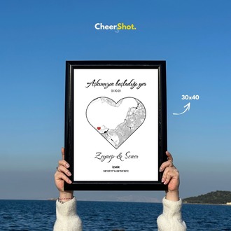 Kişiye Özel Aşkın Koordinatları Tablo-2