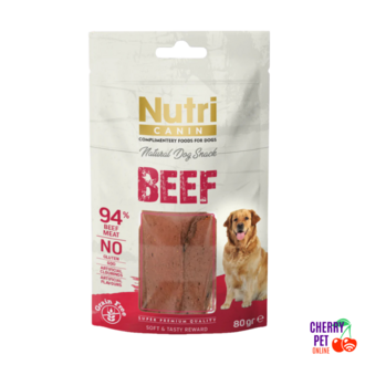 Nutri Canin Sığır Eti Dilimleri Köpek Ödül Maması 80 Gr.