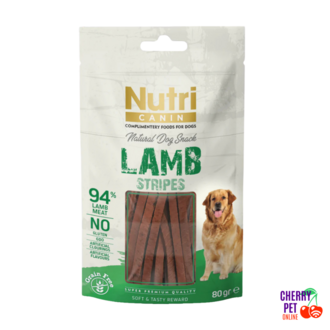 Nutri Canin Kuzu Eti Dilimleri Köpek Ödül Maması 80 Gr.