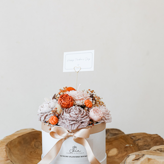 Pumpkin Bloom Candle Bouquet