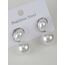 Çelik İnci Sallantılı Silver Küpe / 193G