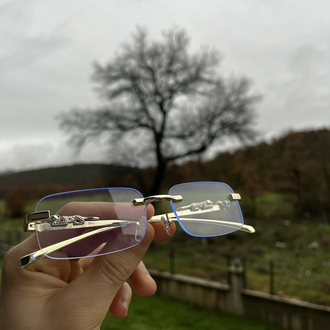 Cartier gold gözlük