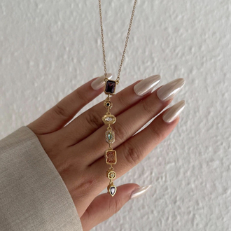 Gold Sevenlight Kolye