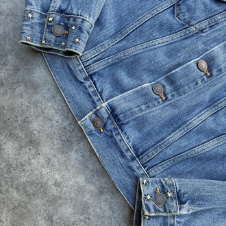Levis Turuncu Etiket Kadın Kot Ceket S