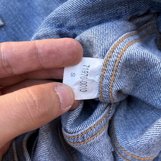 Levis Turuncu Etiket Kadın Kot Ceket S