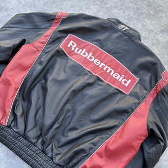 Jh Design Nascar Vintage Deri Ceket Xxl