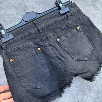 Vintage Taşlı Mini Şort M