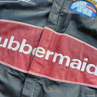 Jh Design Nascar Vintage Deri Ceket Xxl