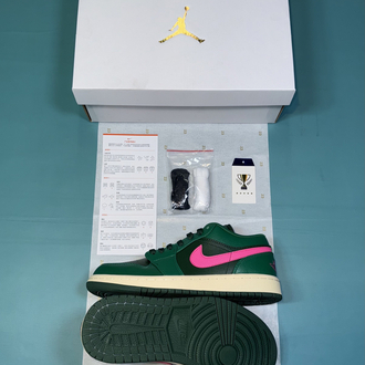 Jordan Low Yeşil Pembe