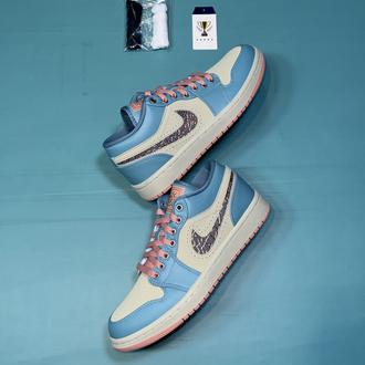 Jordan Low Mavi Pembe