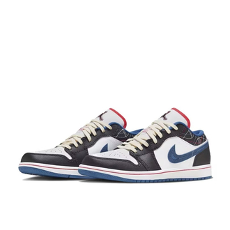 Jordan Low Blue Geo