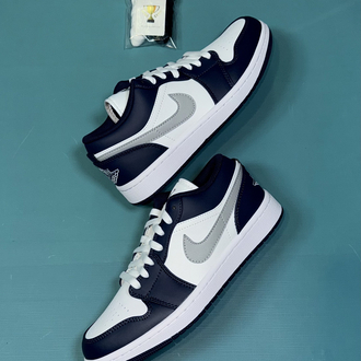 Jordan Low White Grey Blue