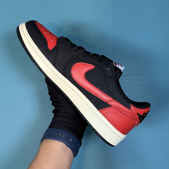 Jordan Low Black Red