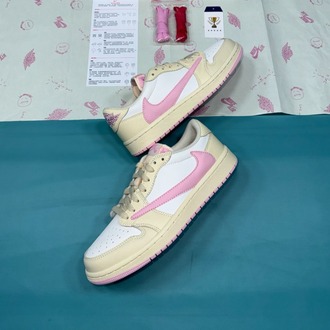 Jordan Low Açık Pembe