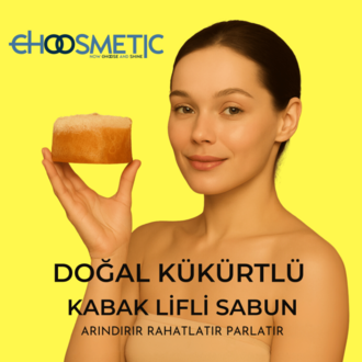 Kükürt Kabak Lifli Sabun 120 gr Cilt Temizliğinde Doğal ve Etkili Çözüm