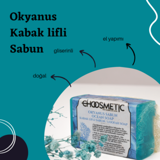 Okyanus Kabak Lifli Sabun 120 gr Esintili Kokusuyla Tazelik 