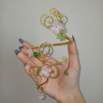 çiçekli arm cuff