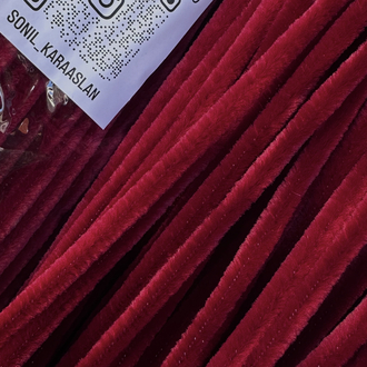 KOD A079 Koyu Bordo Şönil paket 100 adet